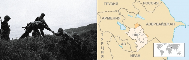 Азербайджан обстреливает карабахские позиции из миномётов