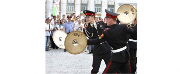 В Севастополь съехались детские духовые оркестры