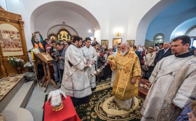 Патриарший экзарх всея Белоруссии освятил новосибирский храм