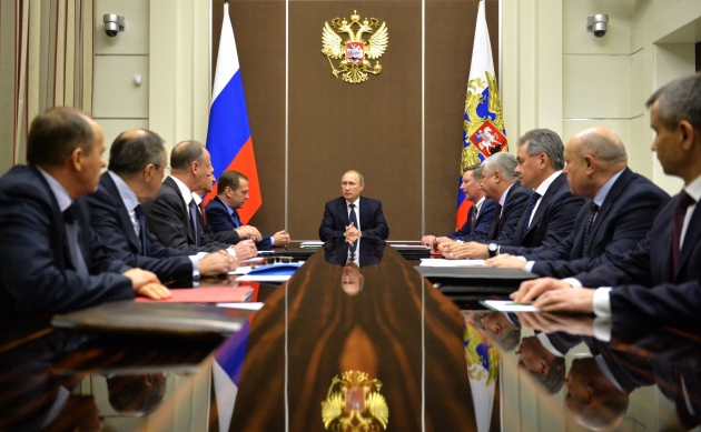 Песков: Путин на Совбезе РФ обсудил вопросы борьбы с терроризмом