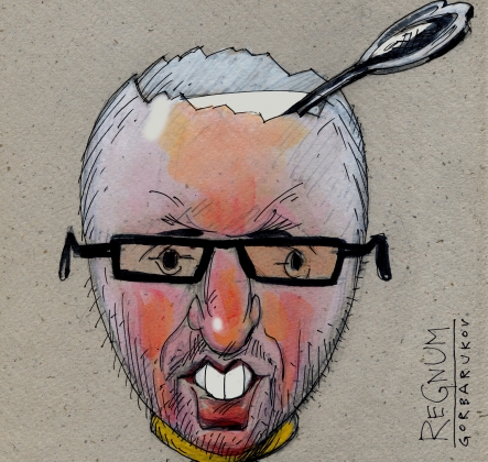 Шалтай-Болтай (фрагмент).Карикатура