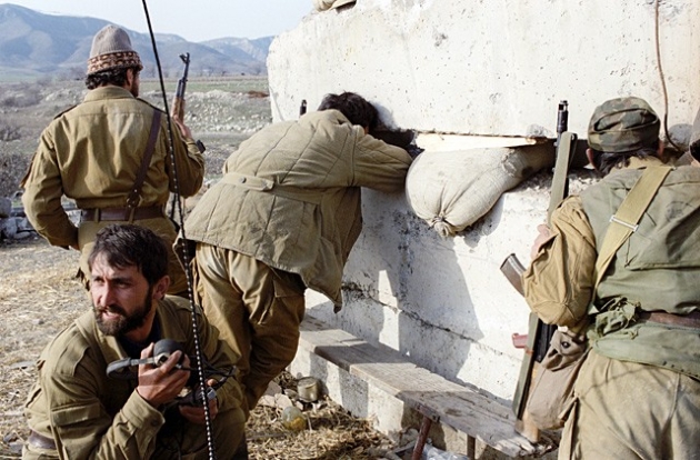 Армянский блокпост в Агдамском районе. 1992 год