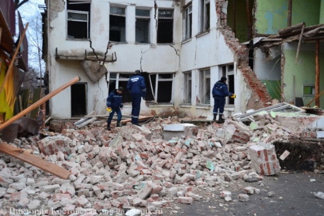В Ростовской области практически развалился Дом офицеров, жертв нет