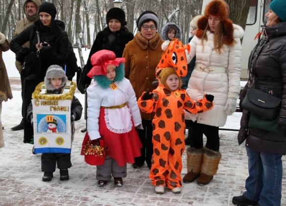 Калужане приняли участие в новогоднем маскараде