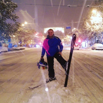 На проспекте Маштоца в Ереване