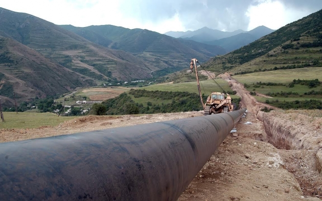 Строительство газопровода Иран-Армения.