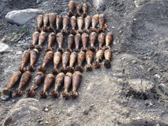 Схрон с минометом и 70 минами обнаружен в Дагестане