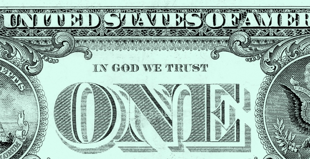 In God we trust.     