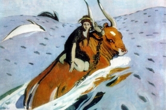 Валентин Серов. Похищение Европы. 1910