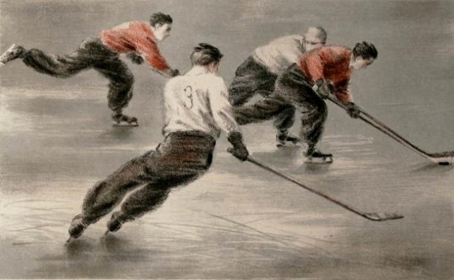 Николай Когоут. Хоккей. 1950-е