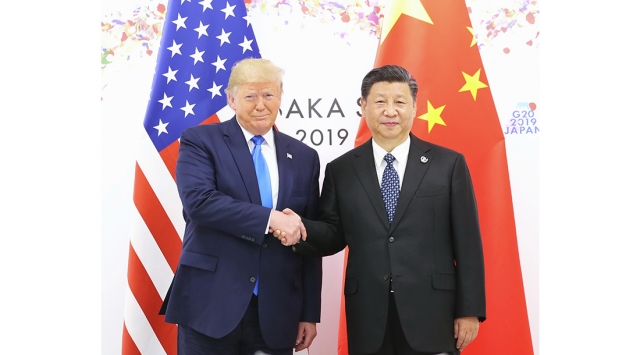 Дональд Трамп и Си Цзиньпин на саммите G20