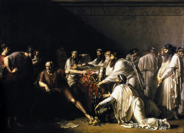 Анн-Луи Жироде-Триозон. Гиппократ отказывает послам Артаксеркса. 1792