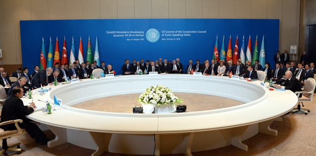Заседание Совета сотрудничества тюркоязычных государств в Баку 