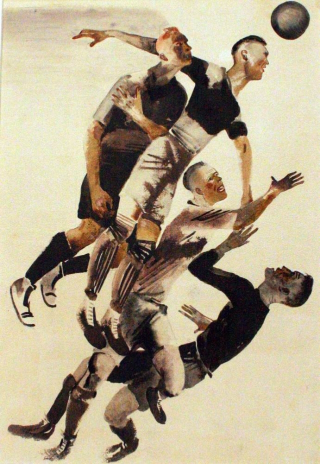 Дейнека. Футбол. 1928