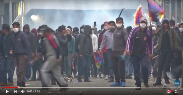 Протесты в Боливии 