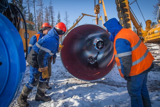 Строительство газопровода «Сила Сибири»
