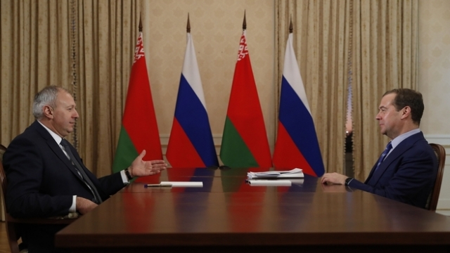 Встреча Дмитрия Медведева с Премьер-министром Белоруссии Сергеем Румасом. 6 декабря 2019 года, Сочи