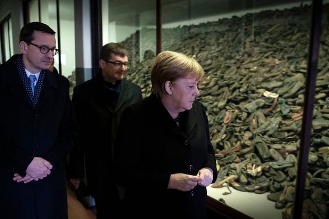 Ангела Меркель в Аушвице 