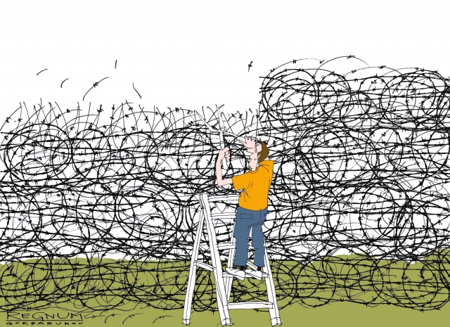 Забор — главный инструмент урегулирования на Украине