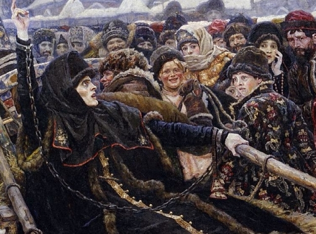 Василий Иванович Суриков. Боярыня Морозова. 1887(фрагмент)