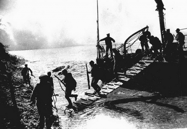 Советский морской десант. 1945