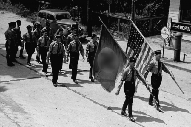 Марш членов Германо-Американского союза. 1937 год