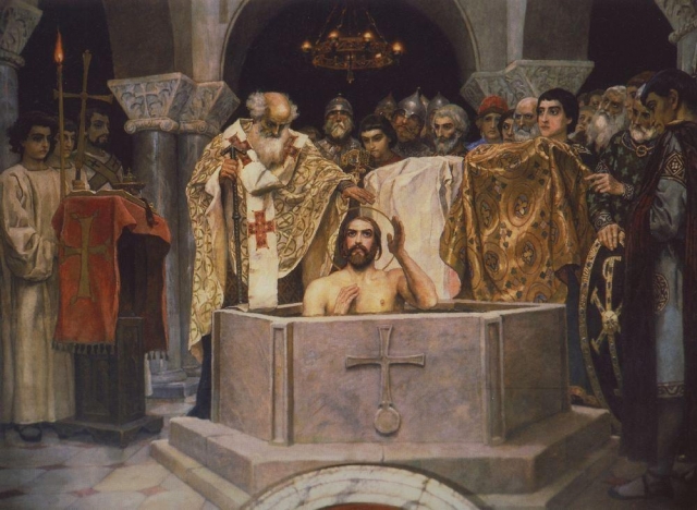 Виктор Васнецов. Крещение Владимира. 1885 — 1893