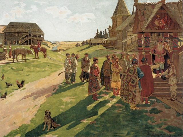 Алексей Максимов. В усадьбе князя. 1907