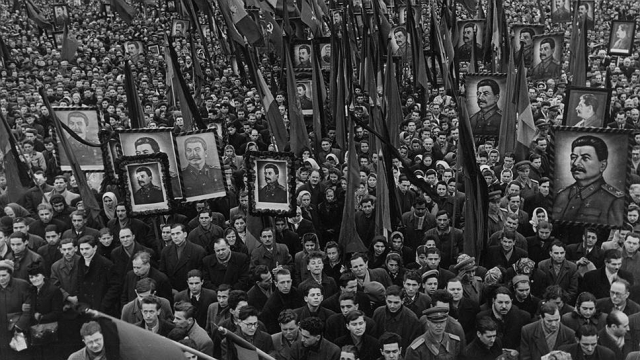Народ на похоронах Сталина. 1953