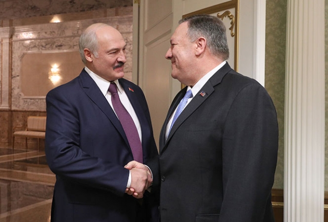 Встреча Александра Лукашенко с Майком Помпео