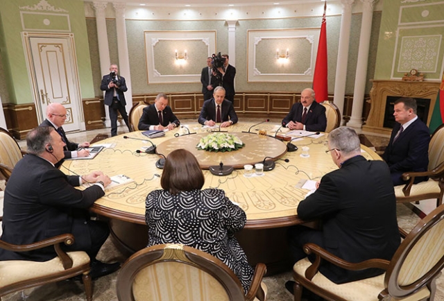 Встреча Александра Лукашенко с Майком Помпео