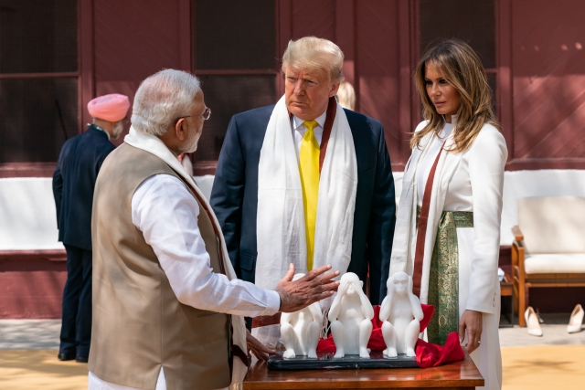 Официальный визит Дональда Трампа в Индию. 24 февраля 2020 года