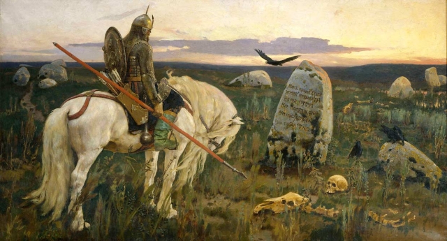Витязь на распутье. Виктор Васнецов, 1882
