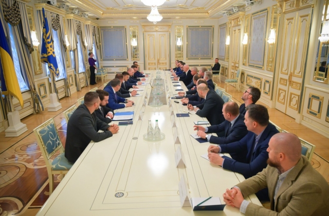 Встреча Владимира Зеленского с представителями крупного бизнеса 