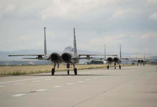Самолёты НАТО на европейской авиабазе 