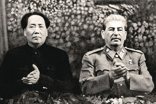Мао Цзедун и Иосиф Сталин