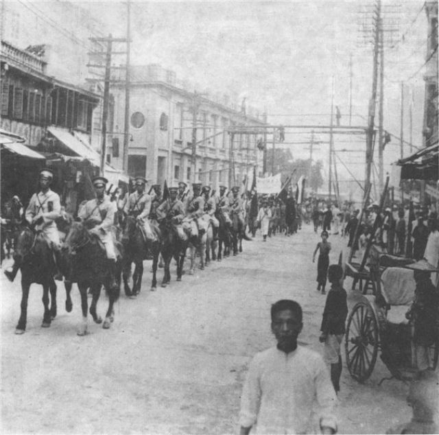 Китайская кавалерия в Харбине. КВЖД, 1929