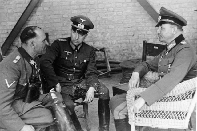 Фельдмаршал Вильгельм Лист (слева) 1941