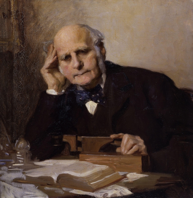 Чарльз Веллингтон Фурс. Портрет Фрэнсиса Гальтона. 1903