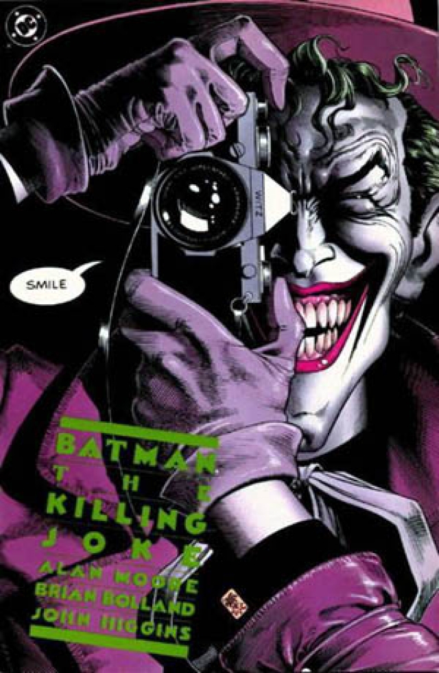 Обложка комикса «Бэтмен: Убийственная шутка». 1988