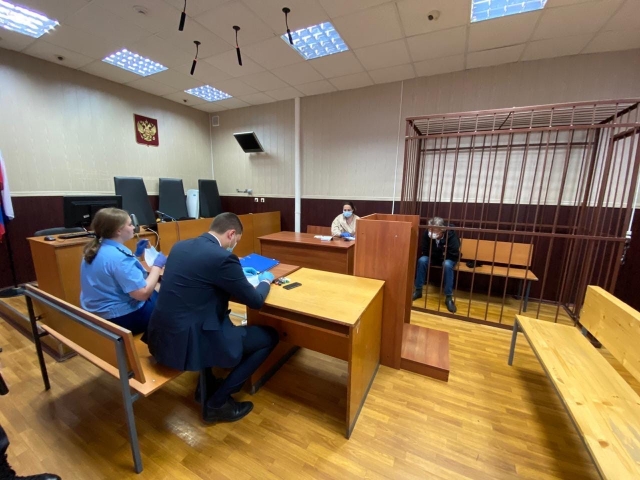 Михаил Ефремов в зале суда