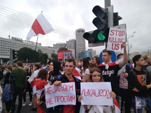 Протесты в Минске 