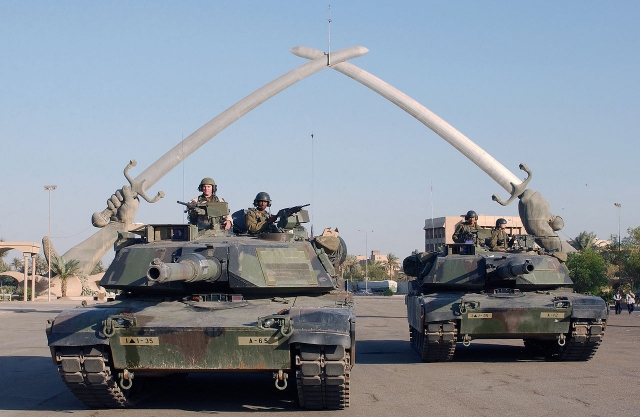 Американские войска в Багдаде. 2003