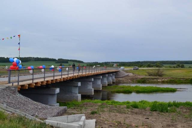 Открытие моста в селе Белоярском 