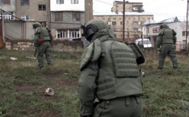 Российские саперы разминируют территорию Нагорного Карабаха 