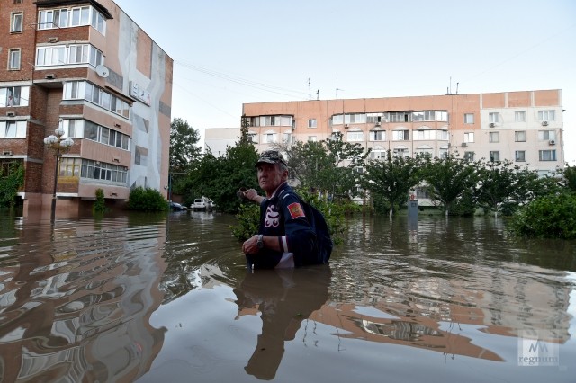 Затопленные улицы Керчи