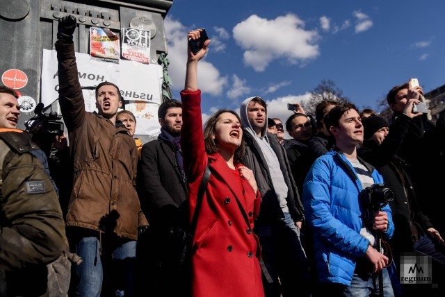 Митинг Навального на Тверской 