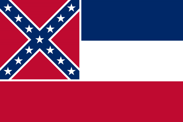 Флаг штата Миссисипи до 2020 года