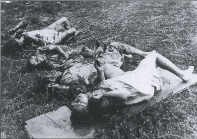 Жертвы Волынской резни. 1943