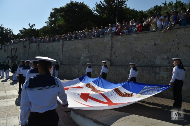Открытие Парада в честь Дня Военно-морского флота в Севастополе